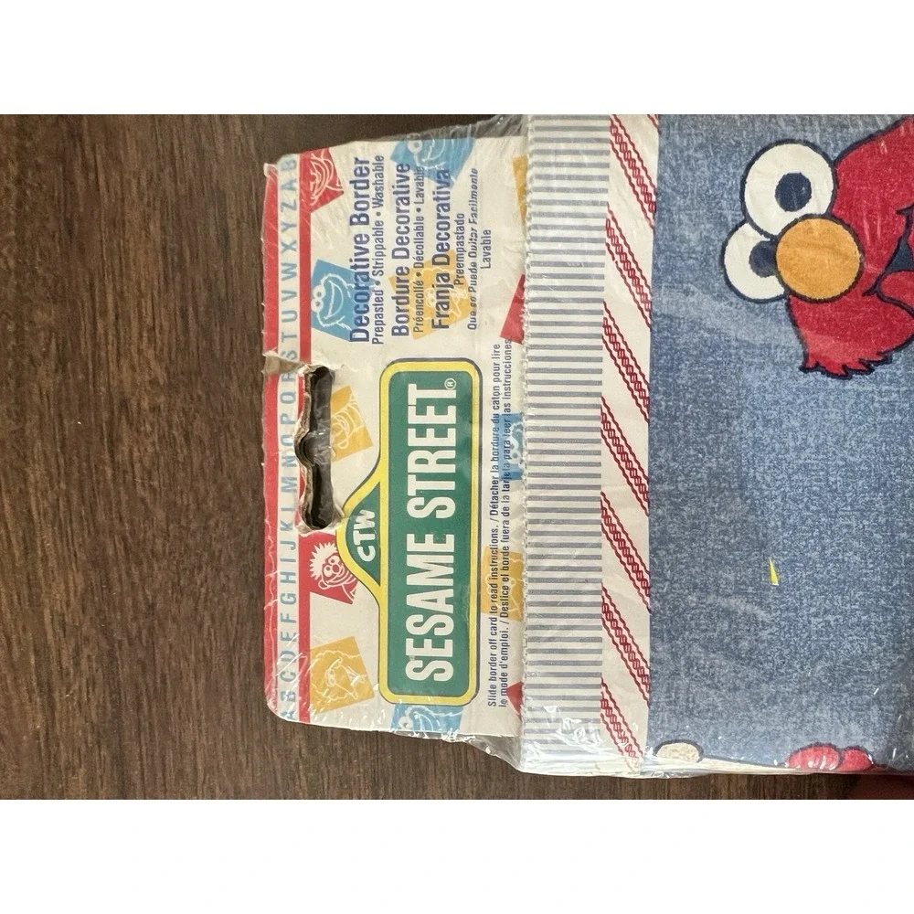 Sesame Street Elmo Wallpaper Border 5 yd Roll Lot of 4 Imperial Sunworthy‎ 2000